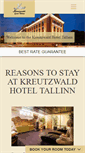 Mobile Screenshot of kreutzwaldhotel.com